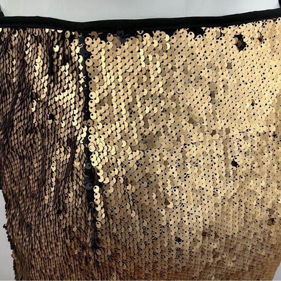 ‎Romeo & Juliet Couture Gold Sequin Skirt - M - Picture 8 of 12